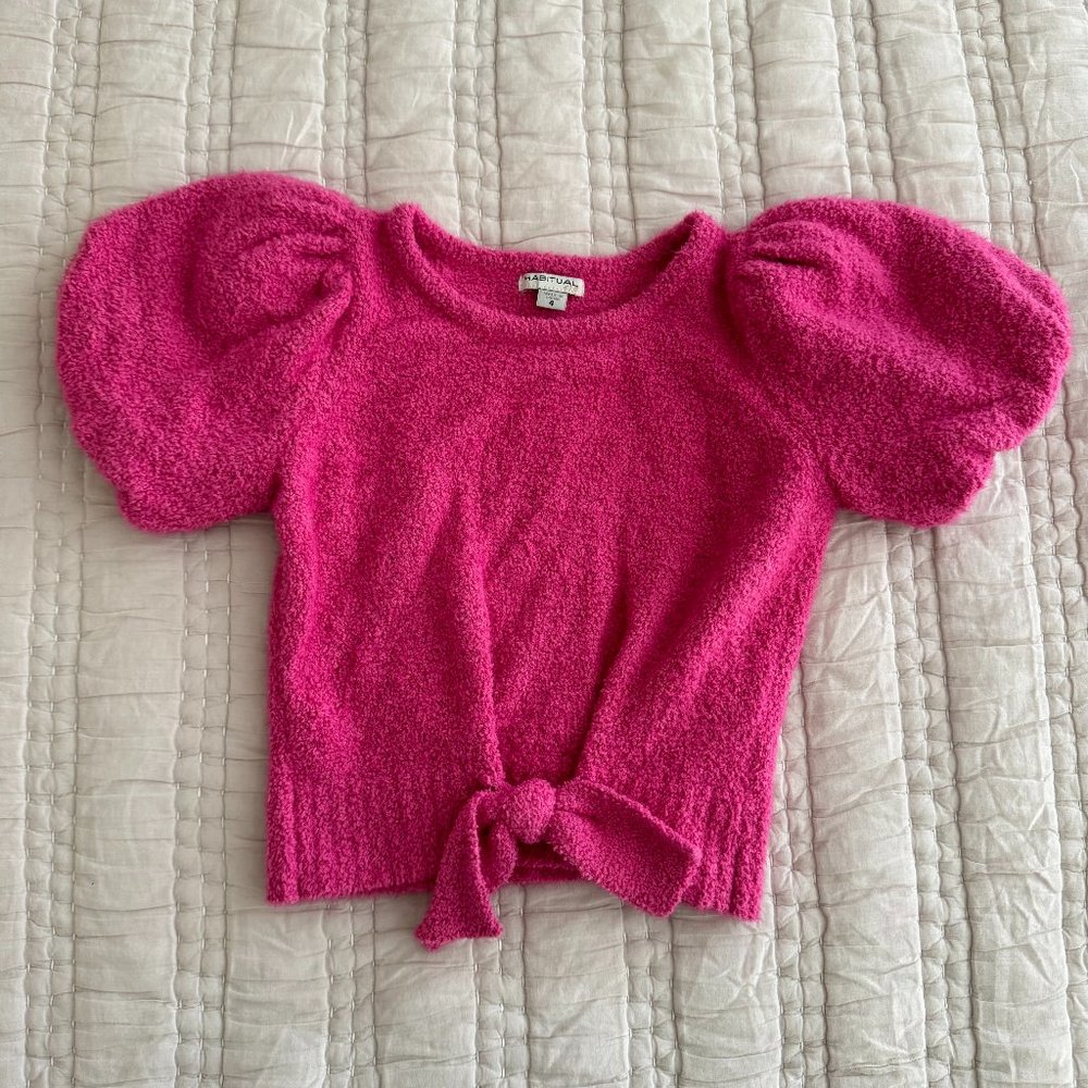 NORDSTROM - 4YR - HABITUAL Girls short sleeve sweater